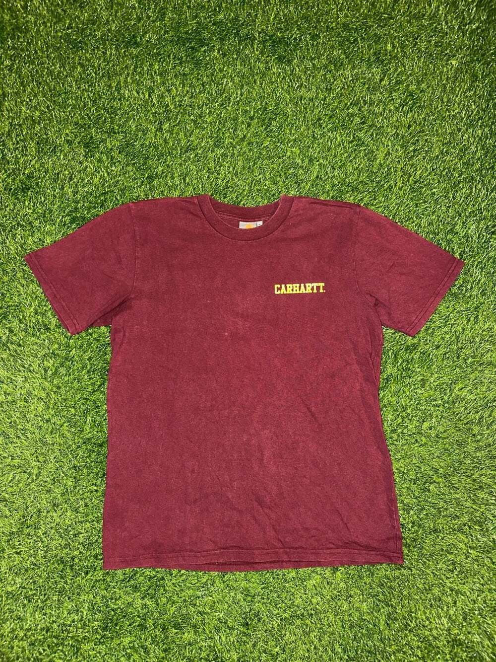 Carhartt T-Shirt Size M Burgundy